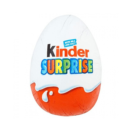 Image of Kinder Surprise Egg - UK chocolate for delivered worldwide
